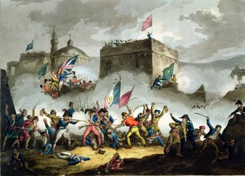 Defence of the breach at St. Jean d
